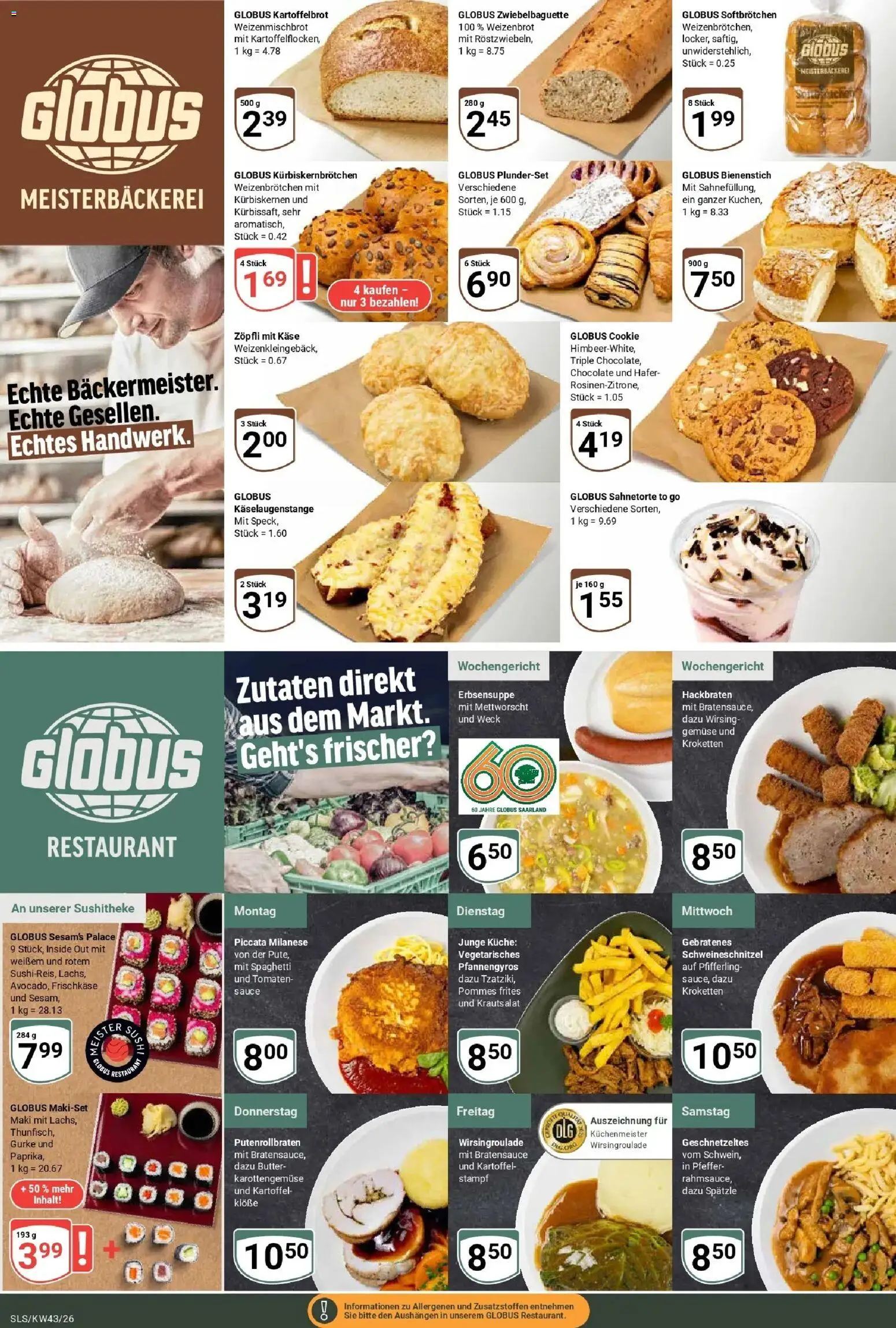 Vorschau von dem Prospekt des Geschäftes Globus, gültig ab dem 19.10.2026