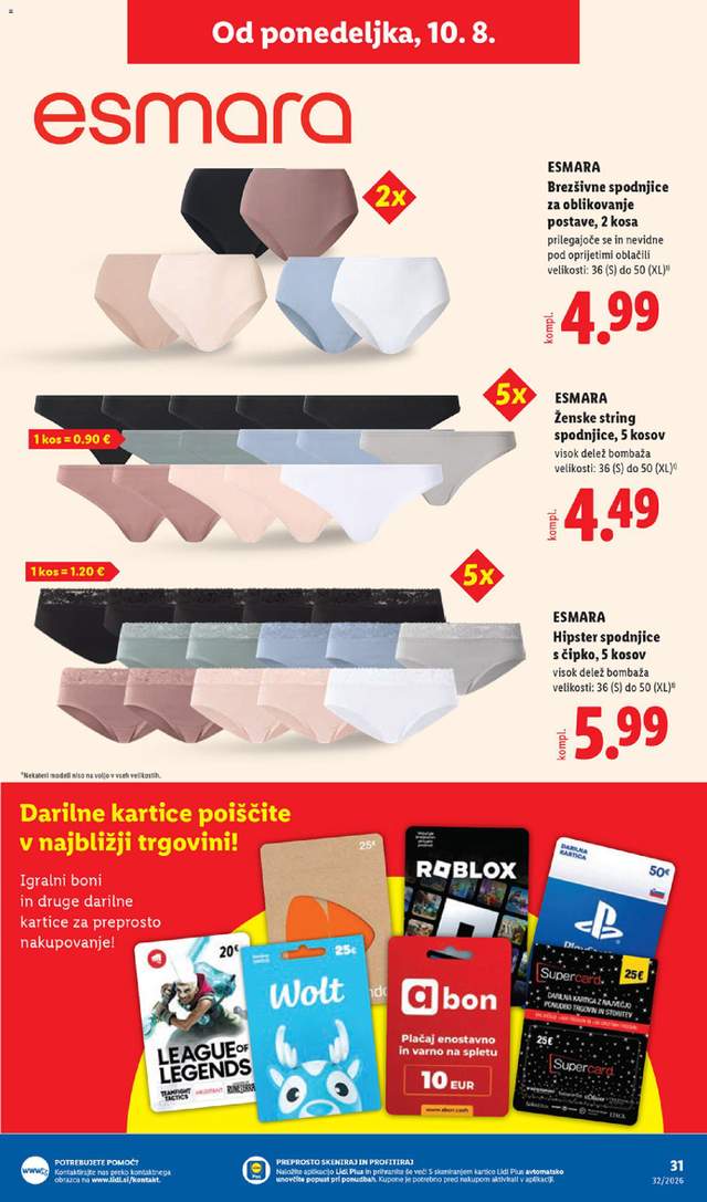 Novi Lidl katalog od 06.08.