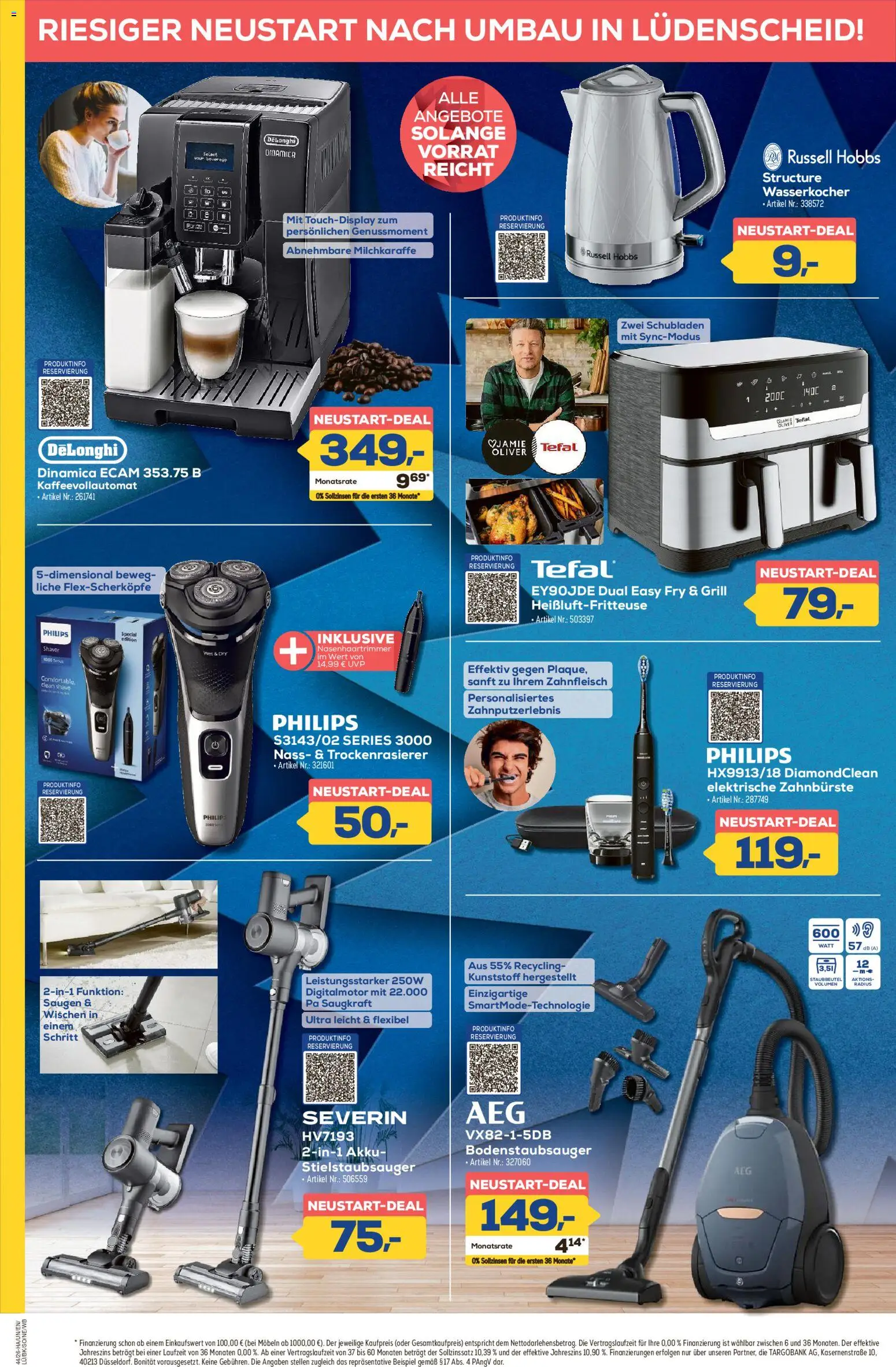 Vorschau von dem Prospekt des Geschäftes Euronics, gültig ab dem 22.10.2026 - Heißluftfritteuse, Kaffeevollautomat, Philips, Grill, Wasserkocher, Elektrische zahnbürste, Zahnbürste