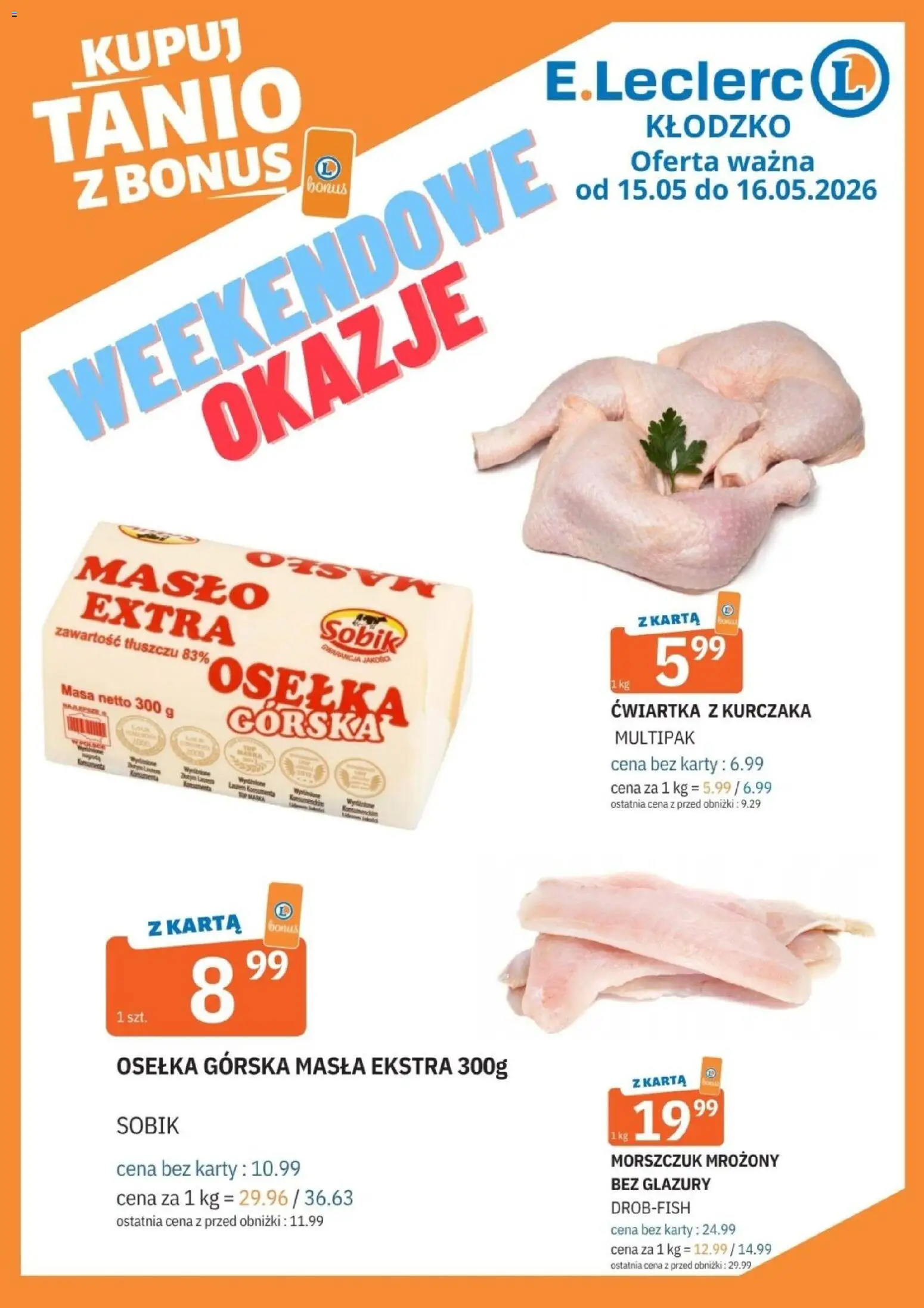 Pogląd gazetki "E.Leclerc gazetka - Kłodzko" ze sklepu E.Leclerc ważnej od 15.05.2026