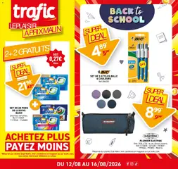 Prévisualisation de Trafic Publicité du magasin Trafic formulaire valide 12/08/2026