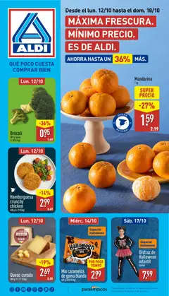 Vista previa del folleto de la tienda Aldi válido desde el 12/10/2026 