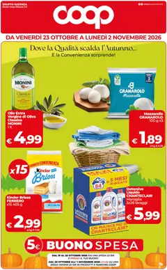 Anteprima dell'opuscolo COOP volantino dal negozio COOP valido da 23/10/2026