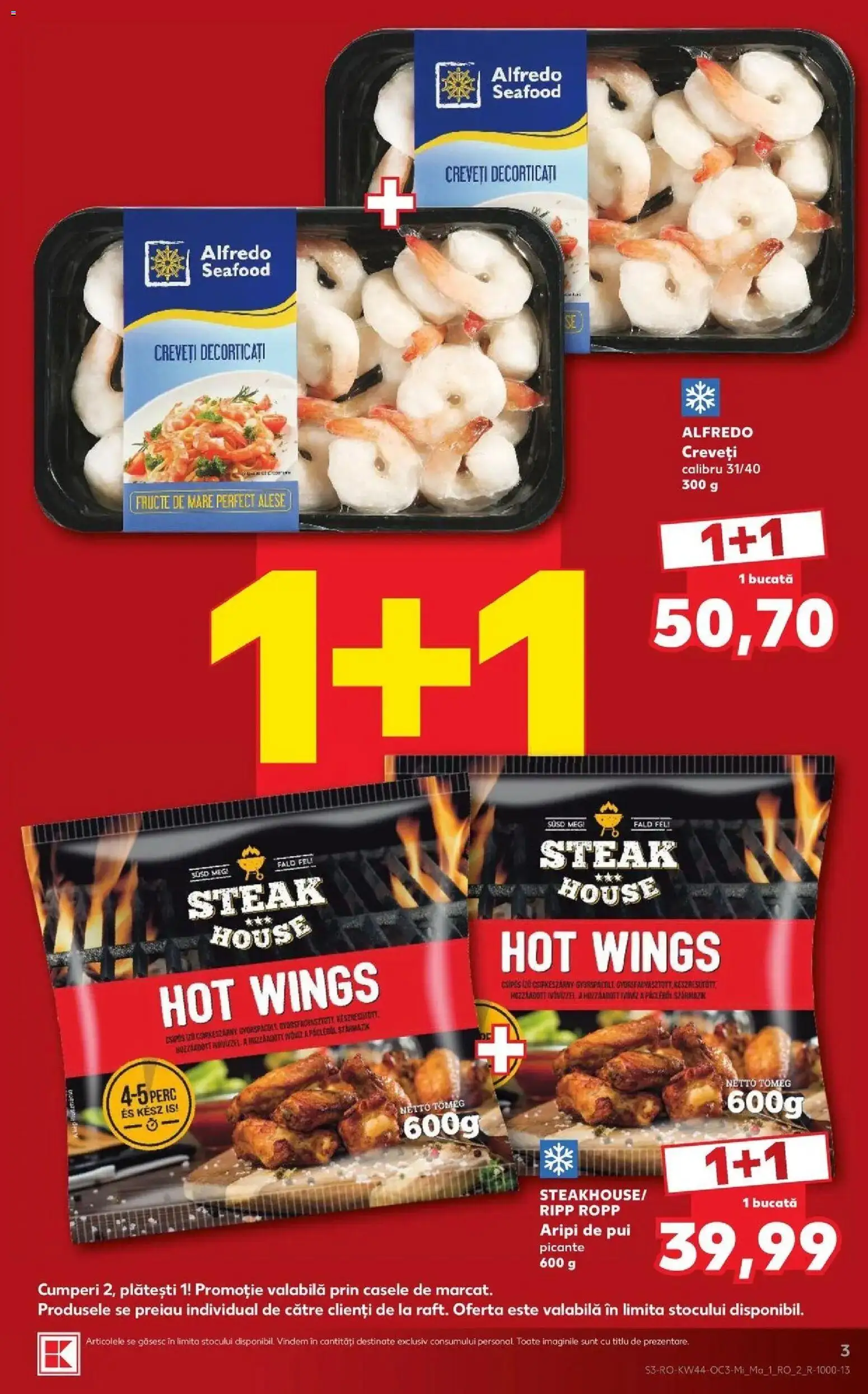 Previzualizarea de cataloage: Kaufland Kaufland Satu Mare valabil de la 28.10.2026 - Fructe De Mare, Fructe, Pui