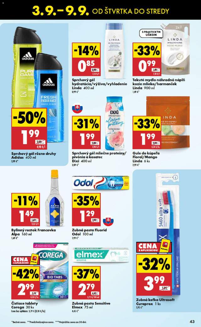 Nový Biedronka leták od 03.09.