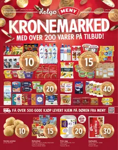Forhåndsvis Meny Helgø kundeavis fra butikk Meny gyldig fra 10/08/2026