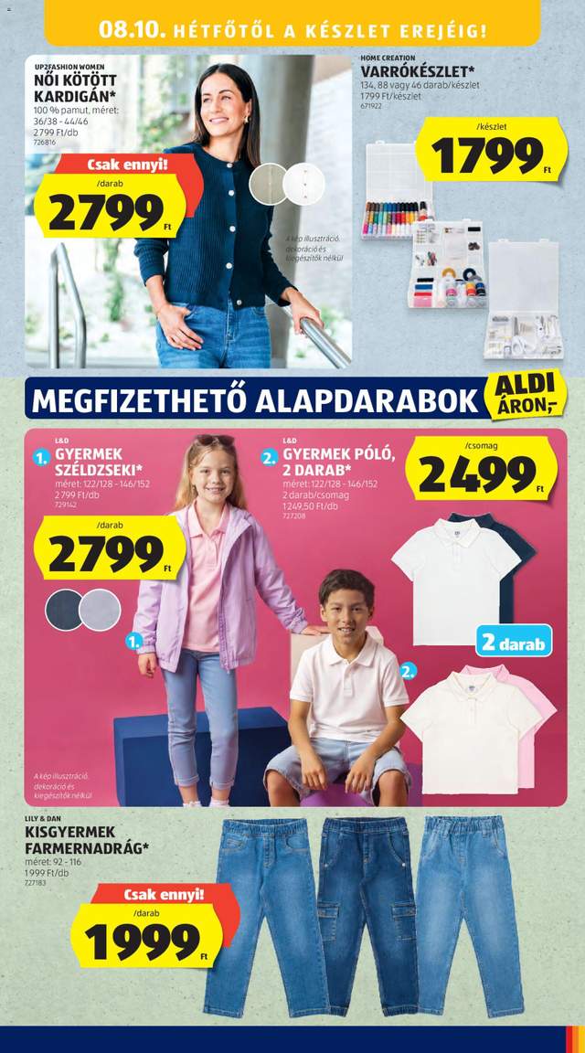 Új Aldi akciós újság 08.06.