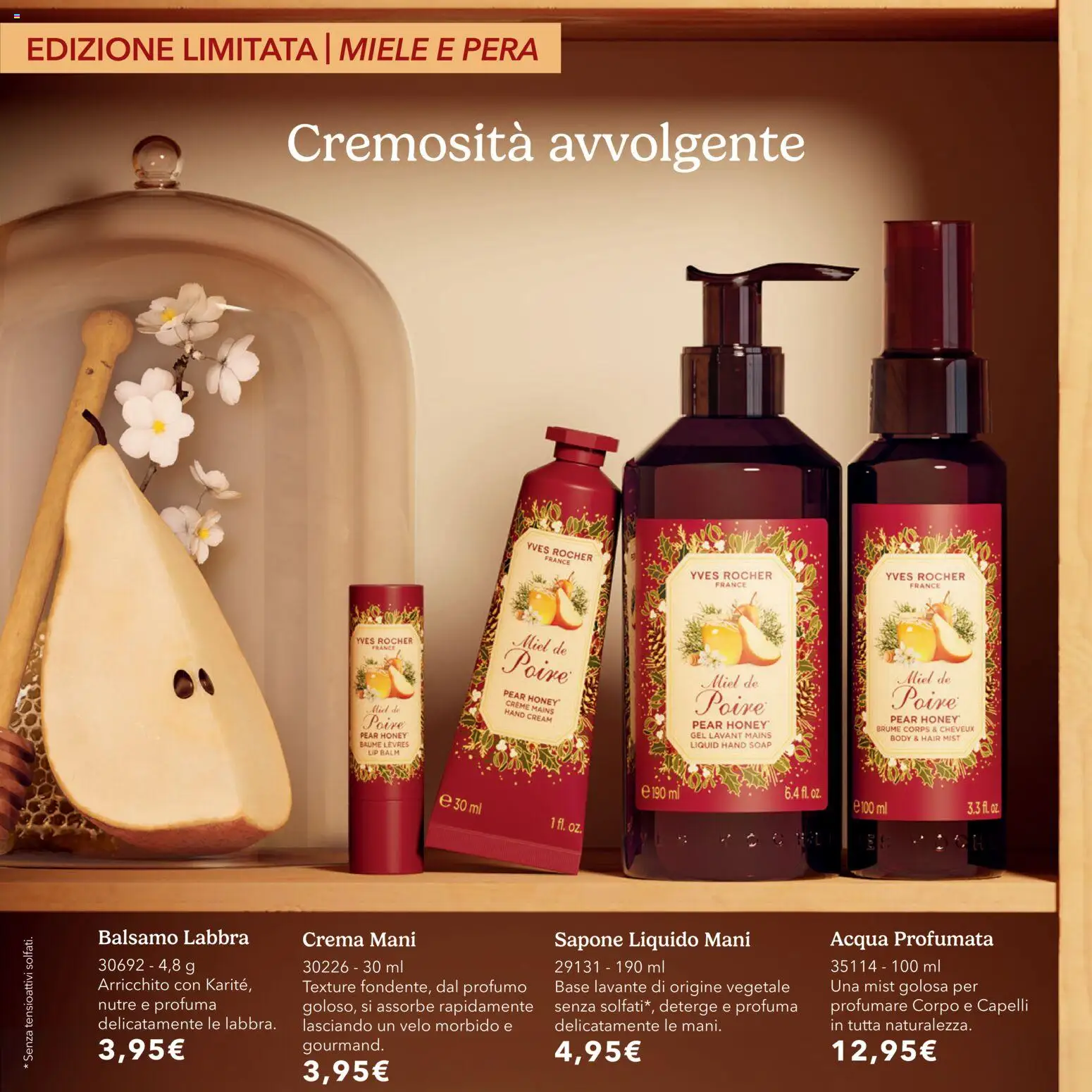 Anteprima dell'opuscolo Yves Rocher catalogo L'atelier Dei Desideri dal negozio Yves Rocher valido da 20/10/2026 - Acqua, Crema, Miele, Profumo, Pera, Sapone, Balsamo