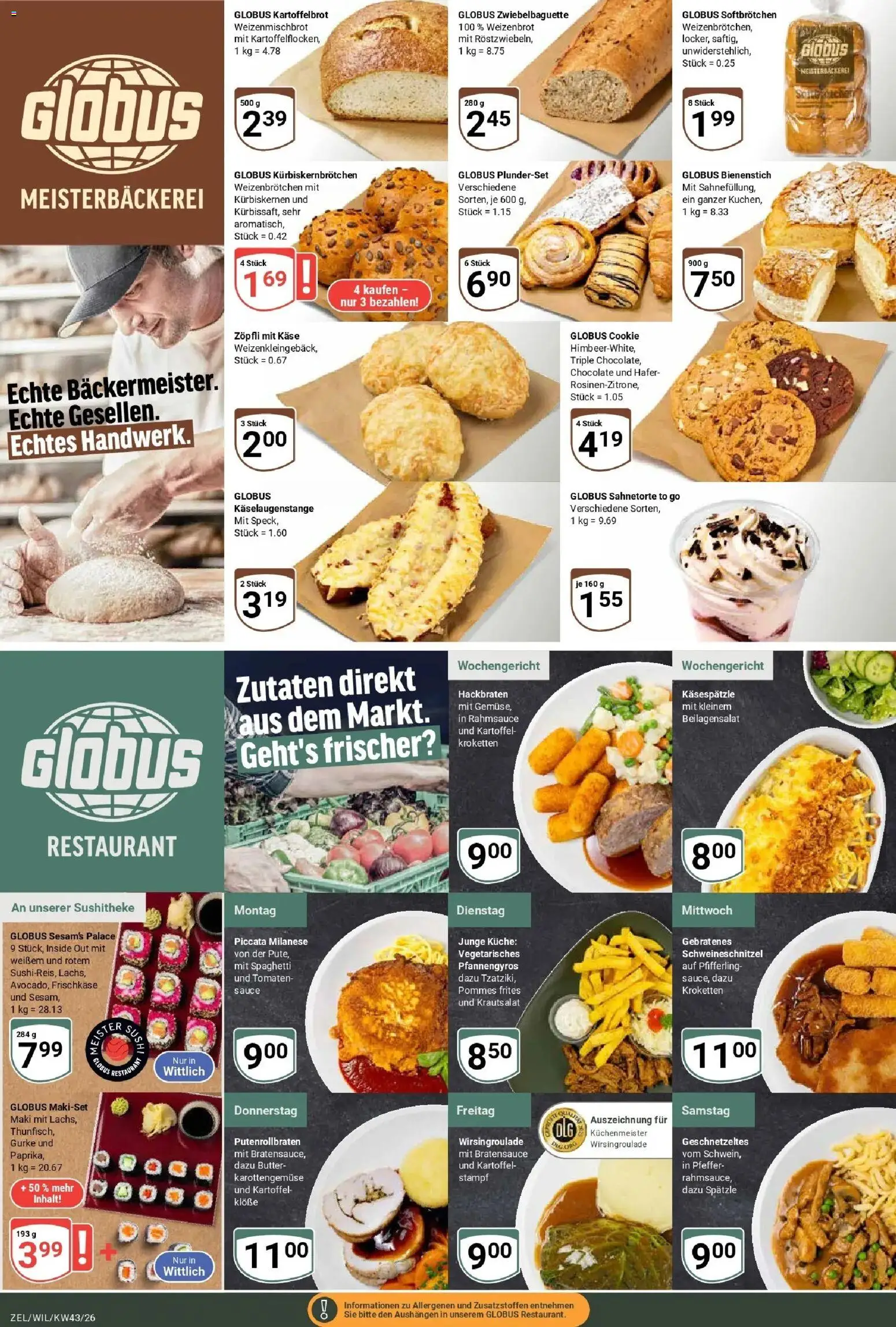 Vorschau von dem Prospekt des Geschäftes Globus, gültig ab dem 19.10.2026