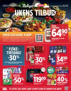 Forhåndsvis Meny Helgø Endelig Helg! fra butikk Meny gyldig fra 03/08/2026