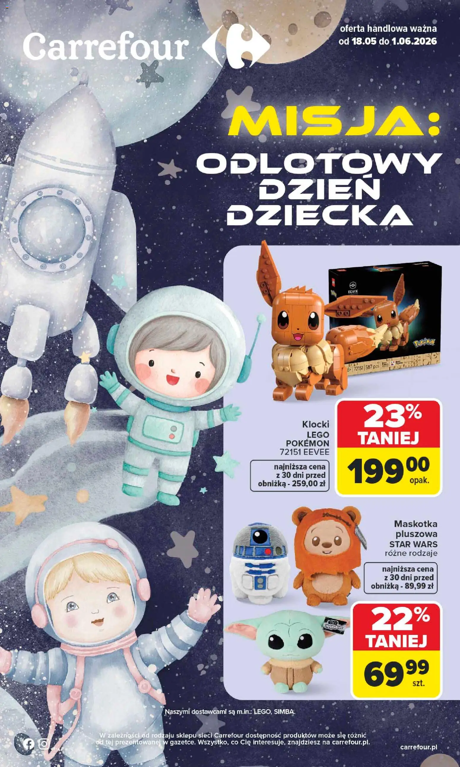 Pogląd gazetki "Carrefour gazetka - Dzień Dziecka" ze sklepu Carrefour ważnej od 18.05.2026