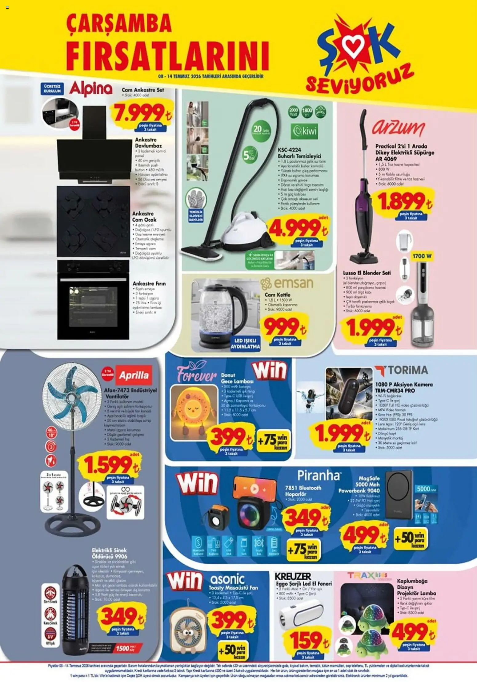 Şok Market Şok Market Katalog 08.07.2026 - Broşürünün önizlemesi