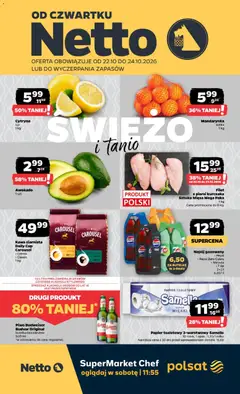 Pogląd gazetki "Netto gazetka od czwartku" ze sklepu Netto ważnej od 22.10.2026