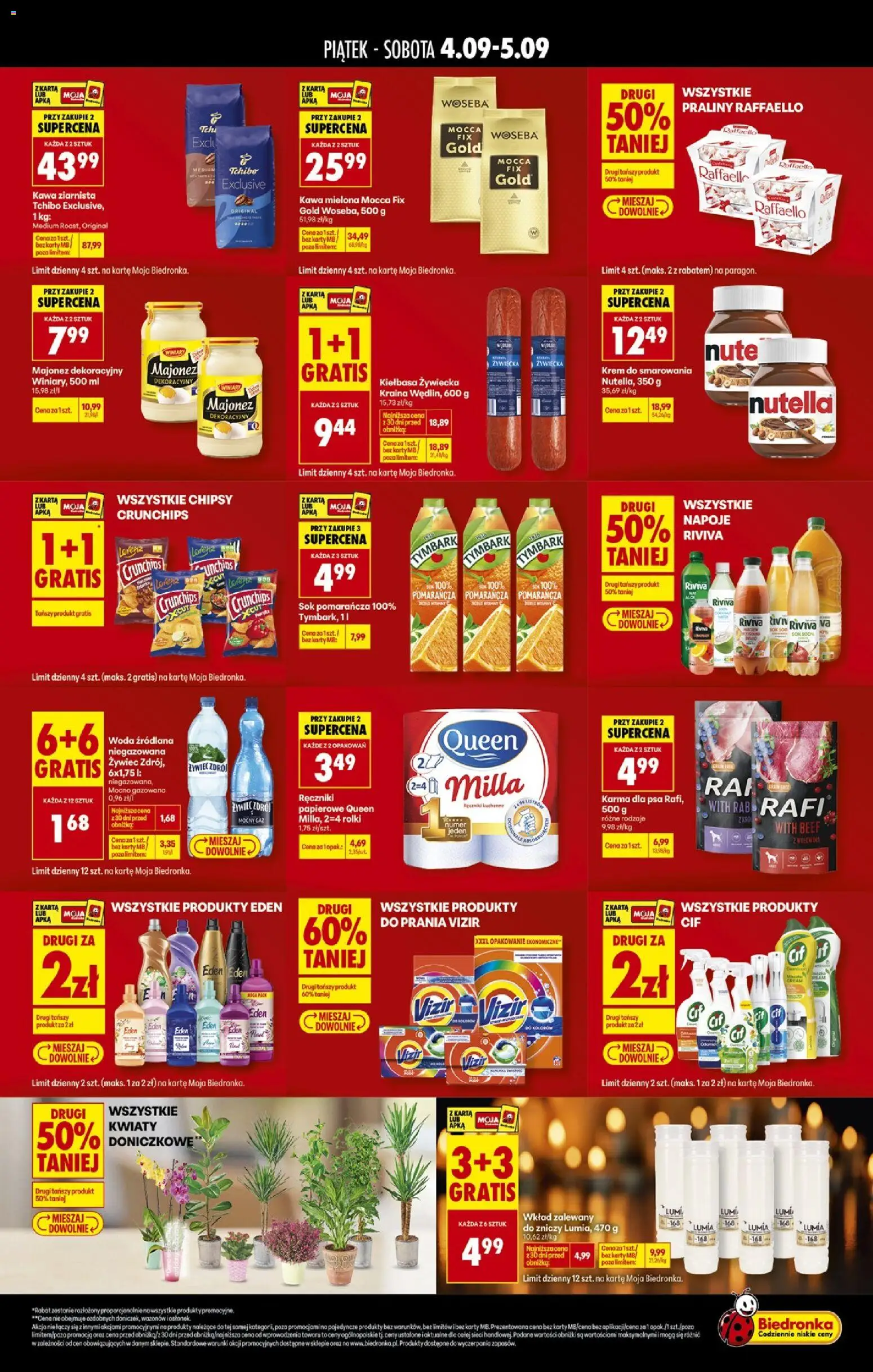 Pogląd gazetki "Biedronka gazetka - Tani weekend" ze sklepu Biedronka ważnej od 04.09.2026