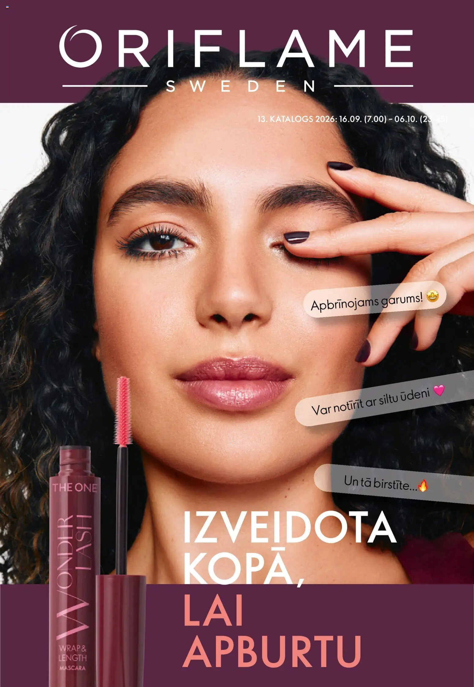 Skatīt Oriflame akciju bukletu, derīgs no 16.09.2026.