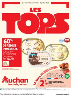 Voorbeeld van Auchan Tops, Halles hypers van winkel Auchan geldig vanaf 07/07/2026