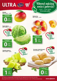 Pregled letka Djelo Katalog trgovine Djelo vrijedi od 10.07.2026