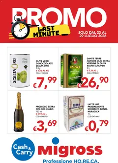 Anteprima dell'opuscolo Migross volantino Promo Last minute dal negozio Migross valido da 23/07/2026