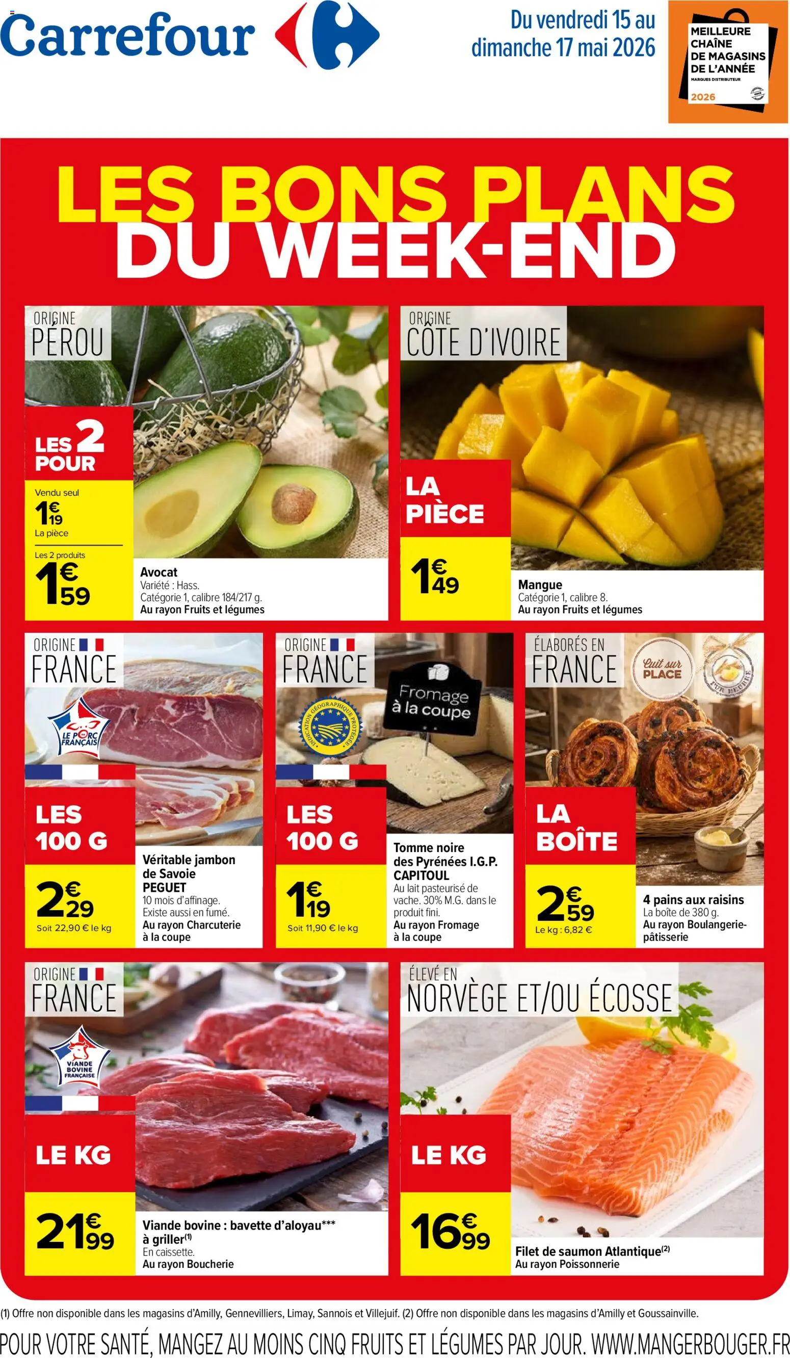 Prévisualisation de Carrefour plans du week-end du magasin Carrefour formulaire valide 15/05/2026