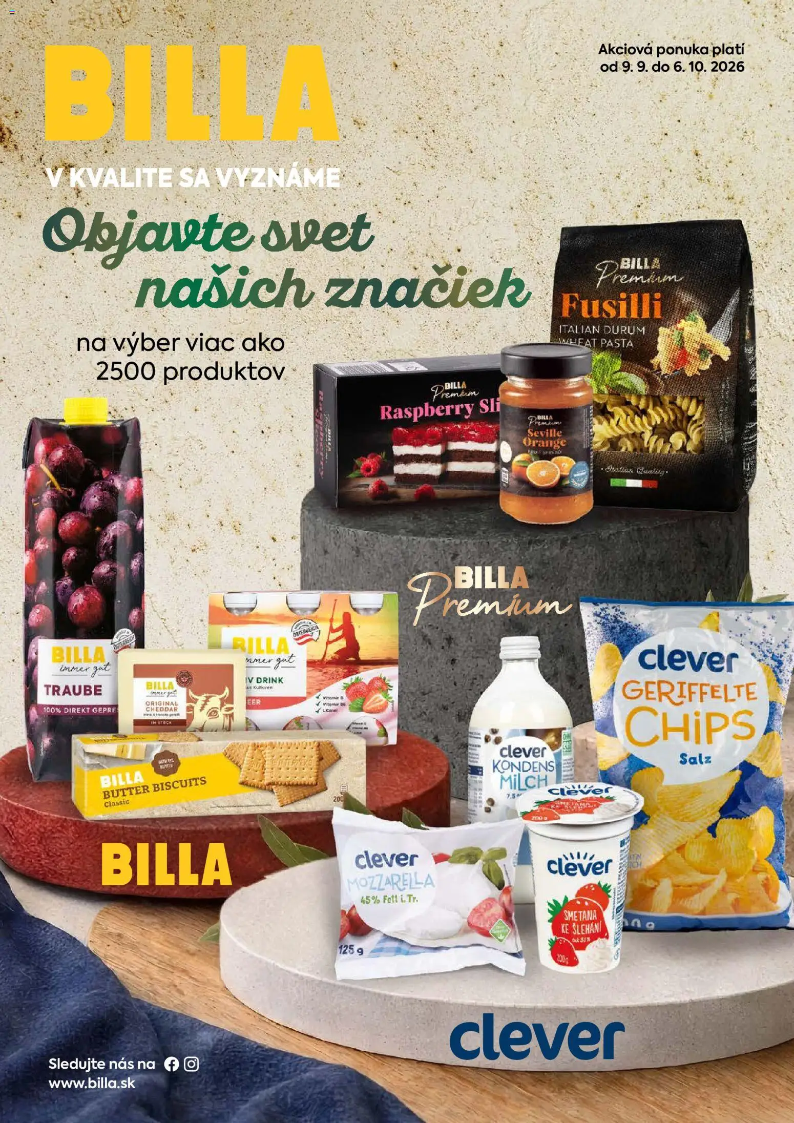 Náhľad Billa letáku platného od 09.09.2026