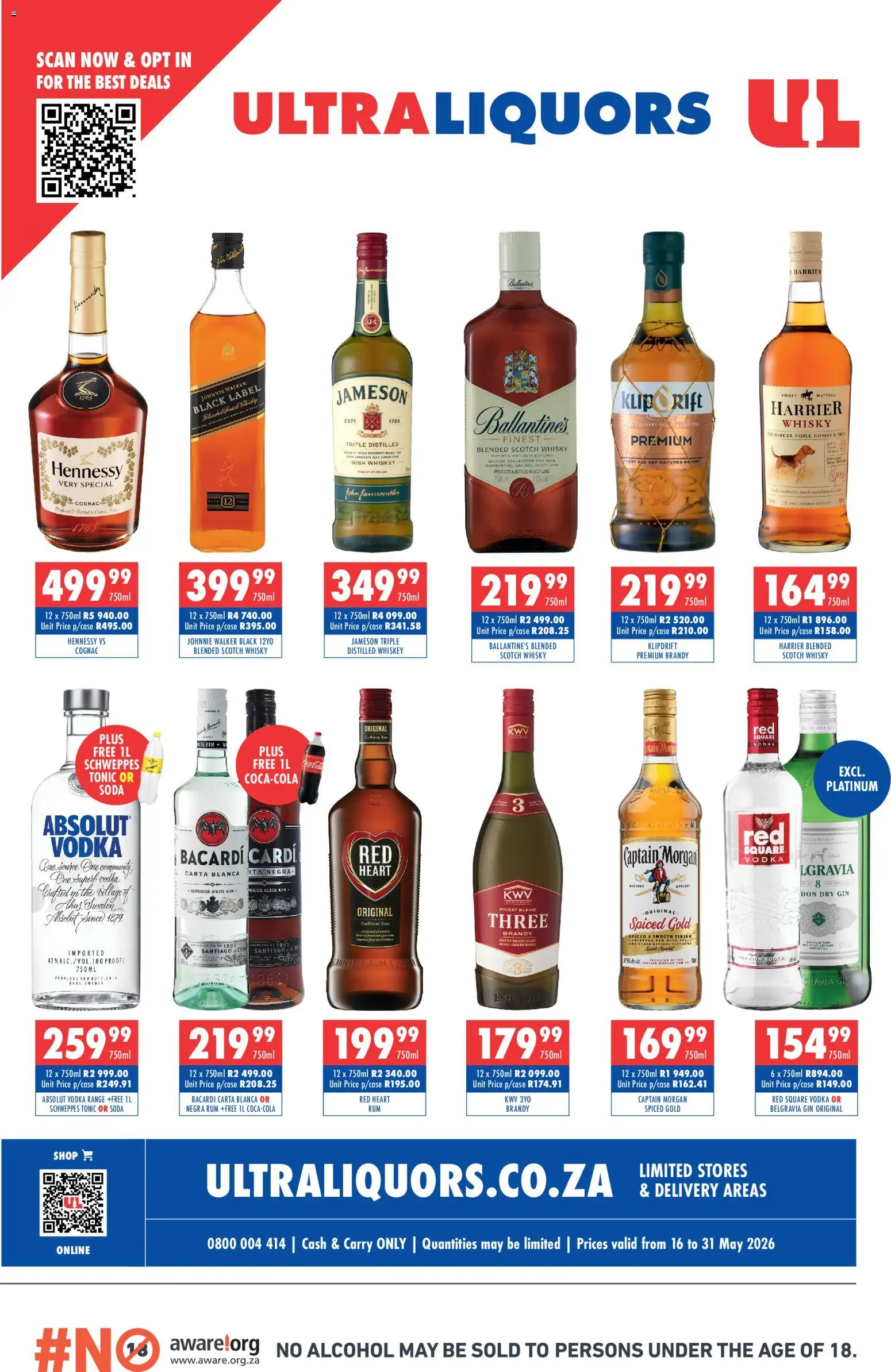 Preview of Ultra Liquors flyer valid from 16/05/2026