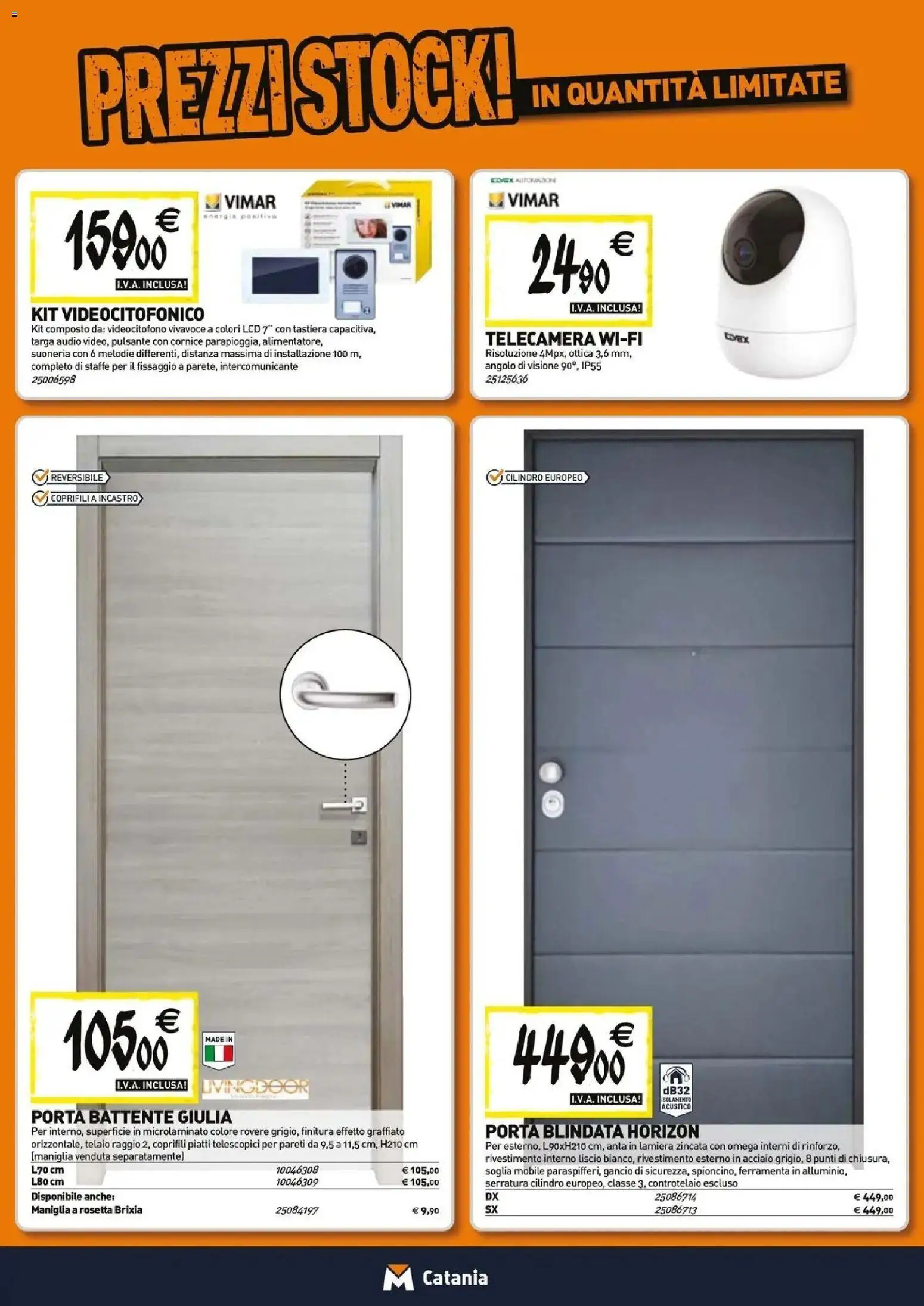 Anteprima dell'opuscolo TECNOMAT catalogo Misterbianco dal negozio TECNOMAT valido da 27/08/2026 - Omega, Mobile, Piatti, Tastiera, Porta, Audio