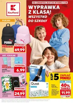 Pogląd gazetki "Kaufland gazetka - Wszystko do szkoły" ze sklepu Kaufland ważnej od 30.07.2026