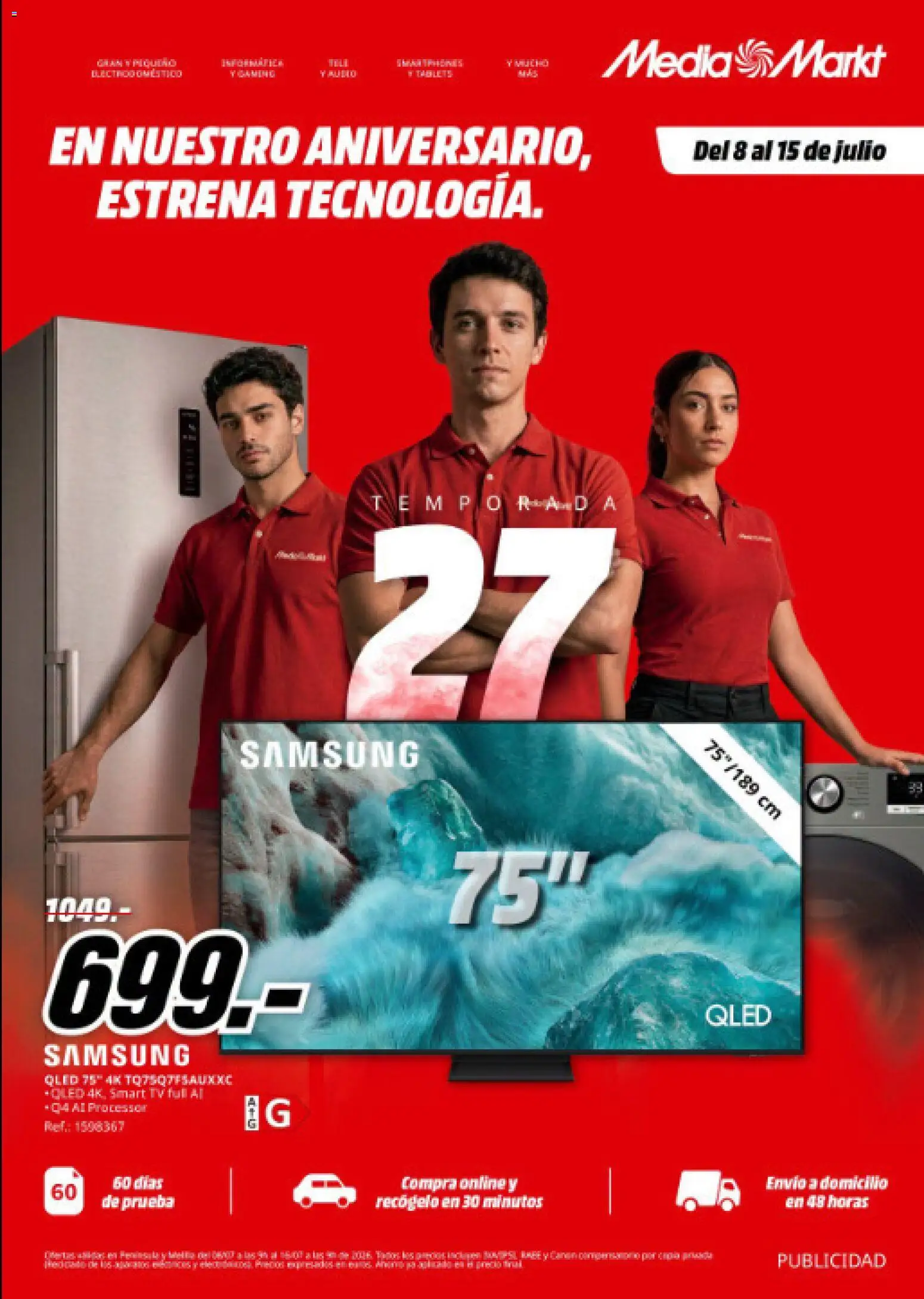 Vista previa del folleto de la tienda Media Markt válido desde el 08/07/2026 
