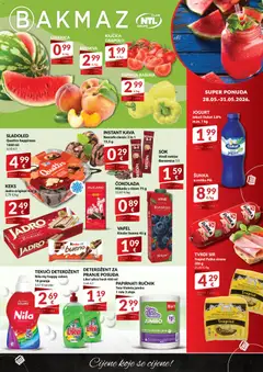 Pregled letka Bakmaz Ponuda trgovine Bakmaz vrijedi od 28.05.2026