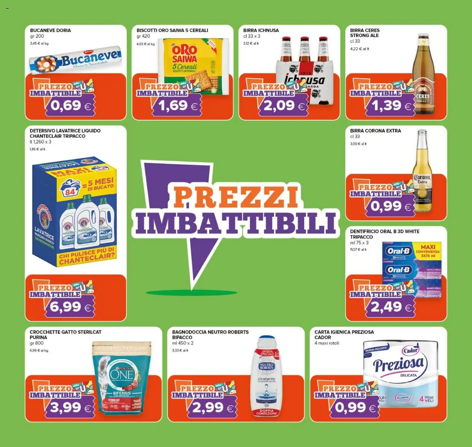 Anteprima dell'opuscolo Tigre volantino Roma dal negozio Tigre valido da 22/10/2026 - Biscotti, Birra, Cereali, Carta igienica, Dentifricio, Birra Corona, Crocchette gatto, Corona Extra