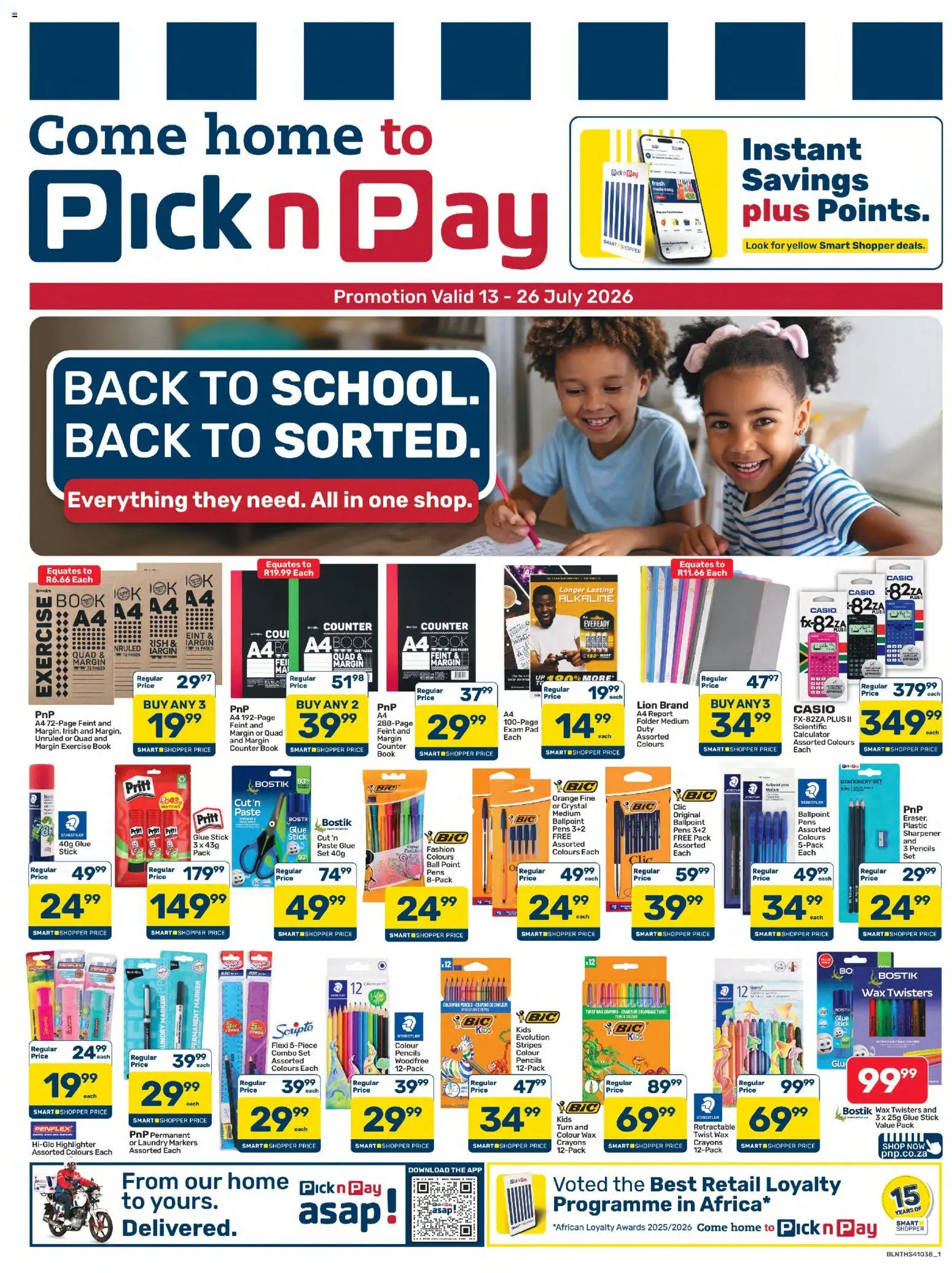 Preview of Pick n Pay flyer valid from 13/07/2026