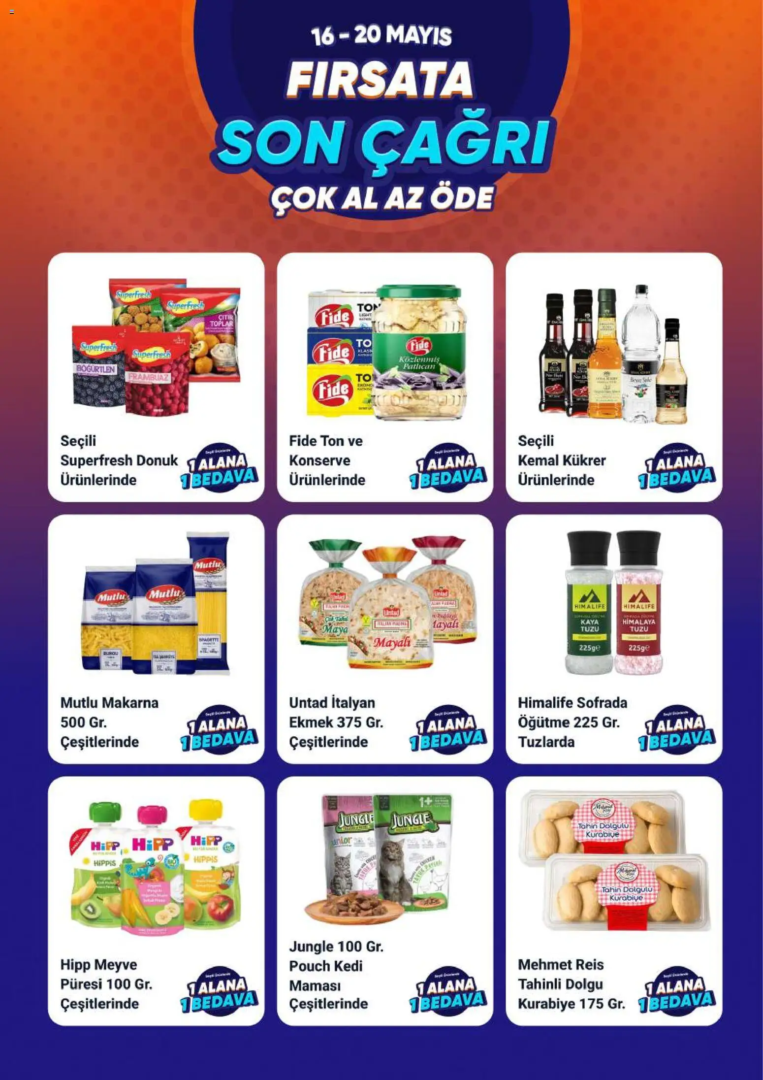 Çağrı Market Çağrı Market - Fırsatlara Son Çağrı 16.05.2026 - Broşürünün önizlemesi