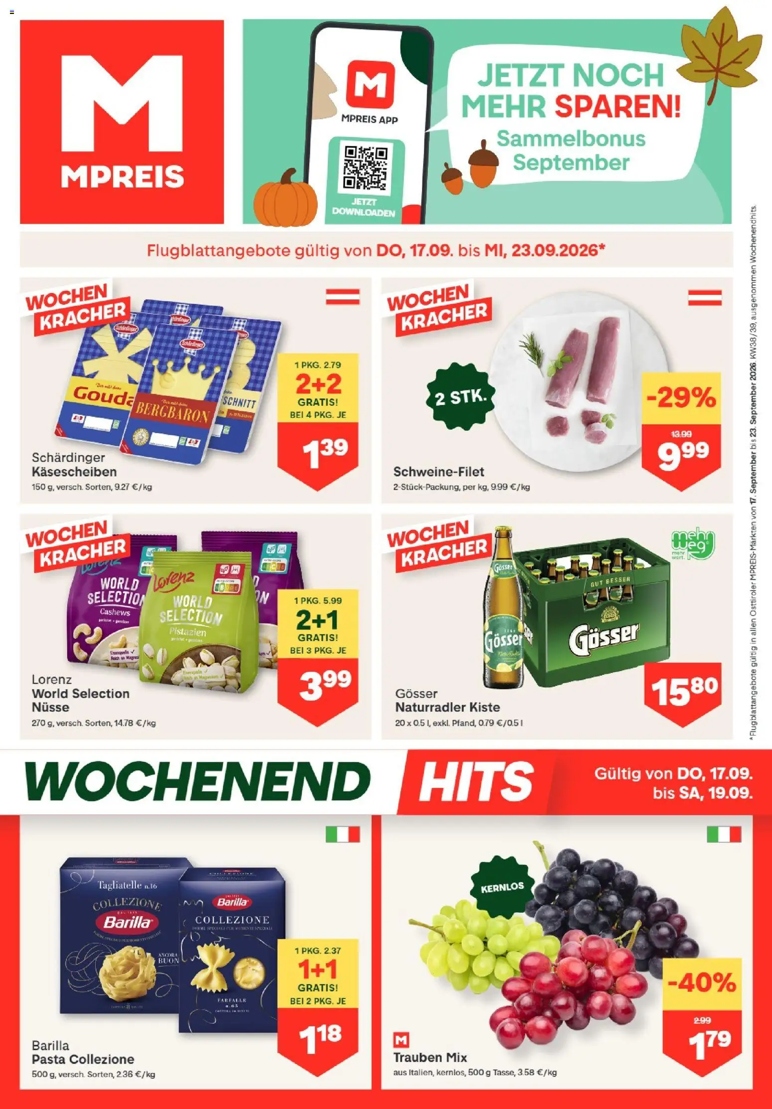 Vorschau der Angebote: MPREIS MPREIS Anras gültig ab 17.09.2026