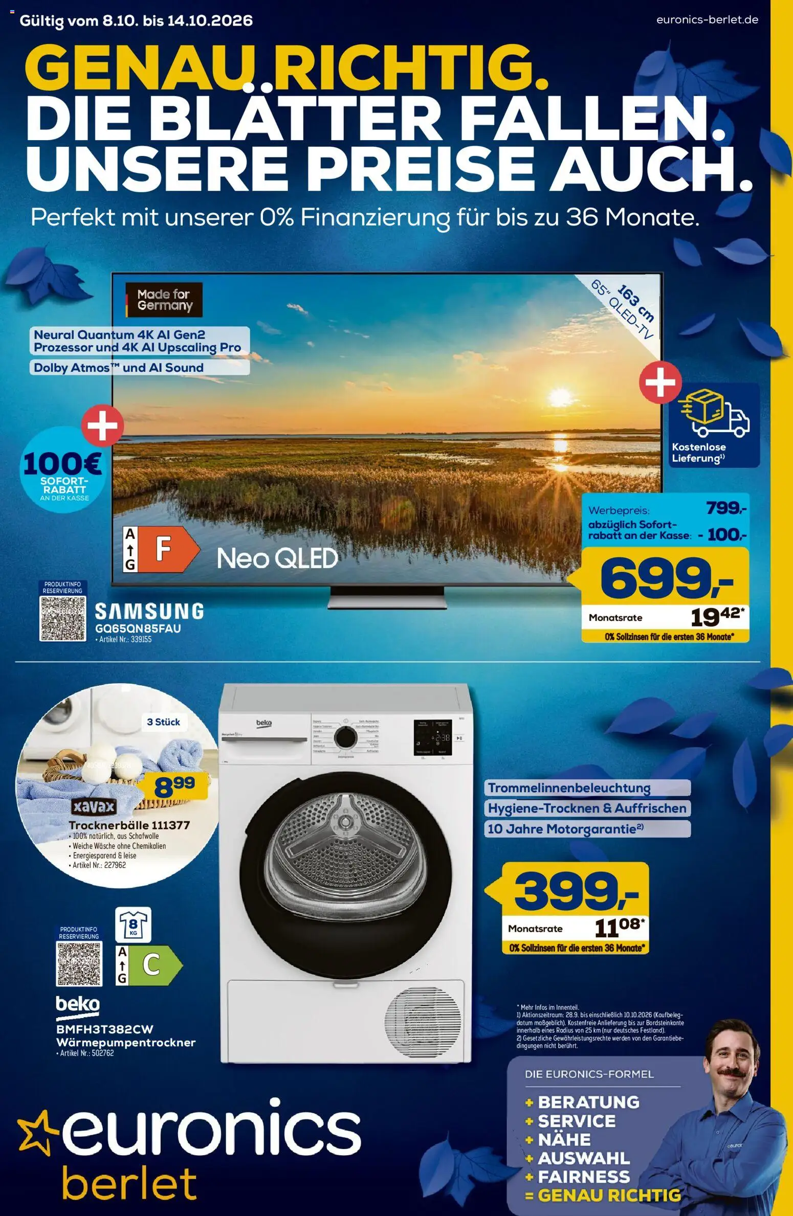 Vorschau von dem Prospekt des Geschäftes Euronics, gültig ab dem 08.10.2026 - Samsung