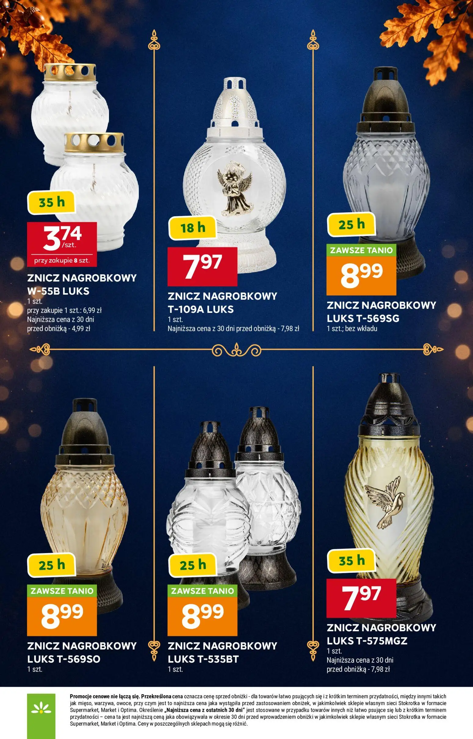 Pogląd gazetki "Stokrotka gazetka - Katalog Znicze II" ze sklepu Stokrotka ważnej od 15.10.2026 - Stokrotka