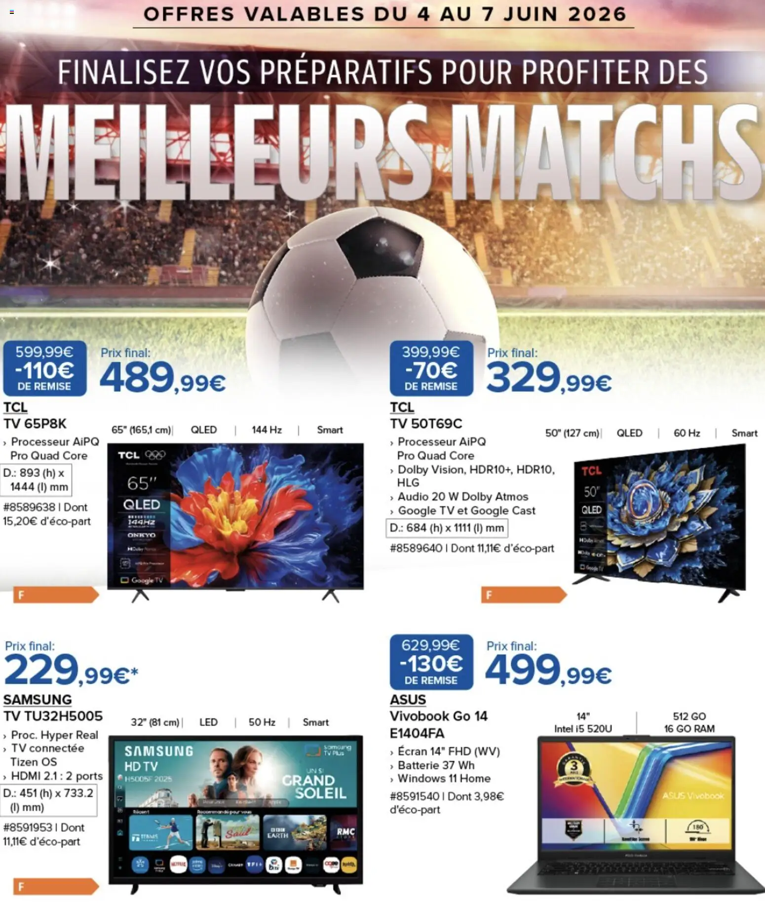 Prévisualisation de Costco Special competition Football du magasin Costco formulaire valide 04/06/2026