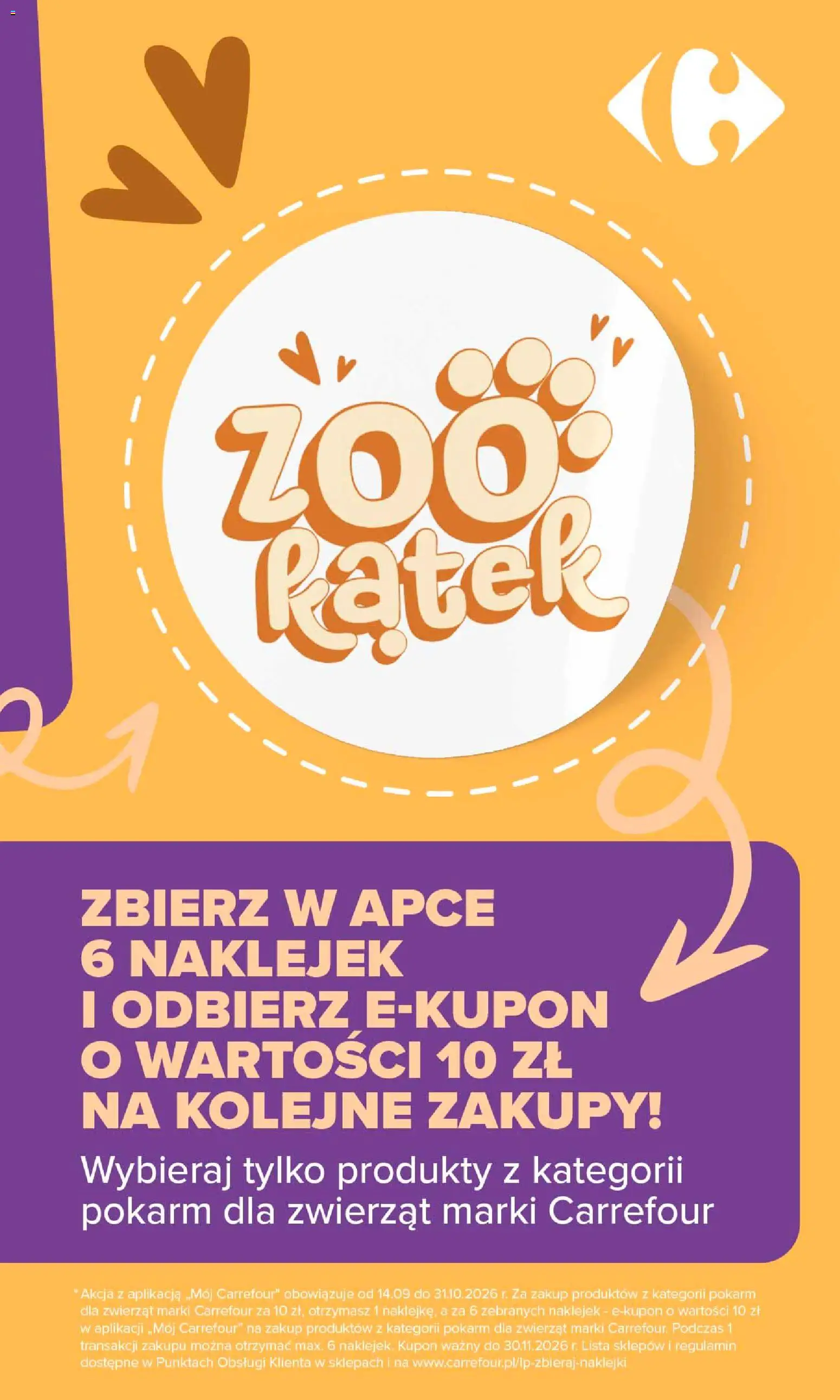 Pogląd gazetki "Carrefour gazetka - Pupilove" ze sklepu Carrefour ważnej od 14.09.2026