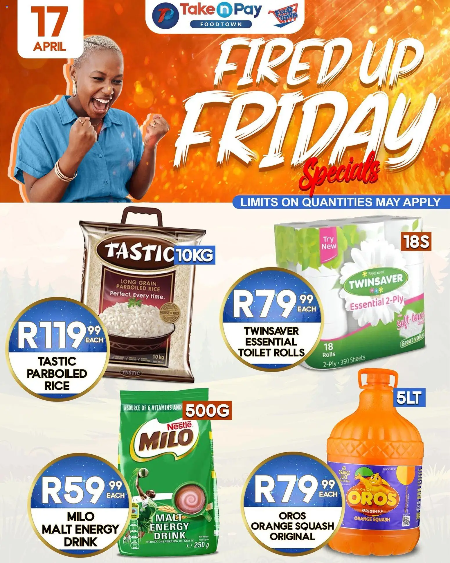 Take n Pay Friday Specials from 17/04 - 17/04/2026
