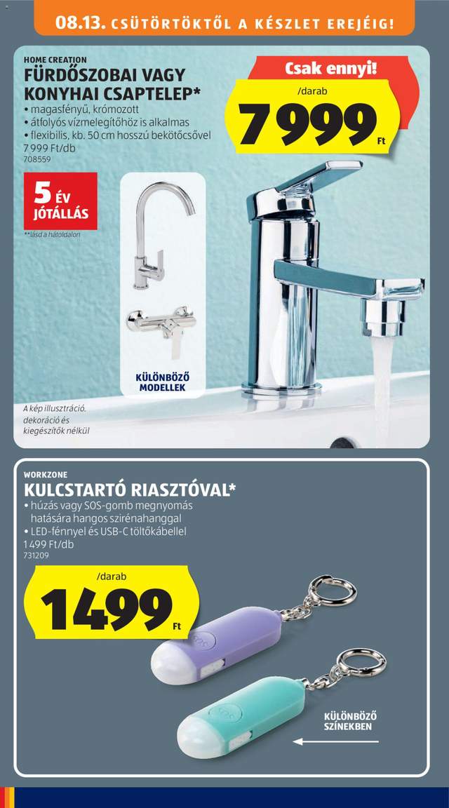 Új Aldi akciós újság 08.13.