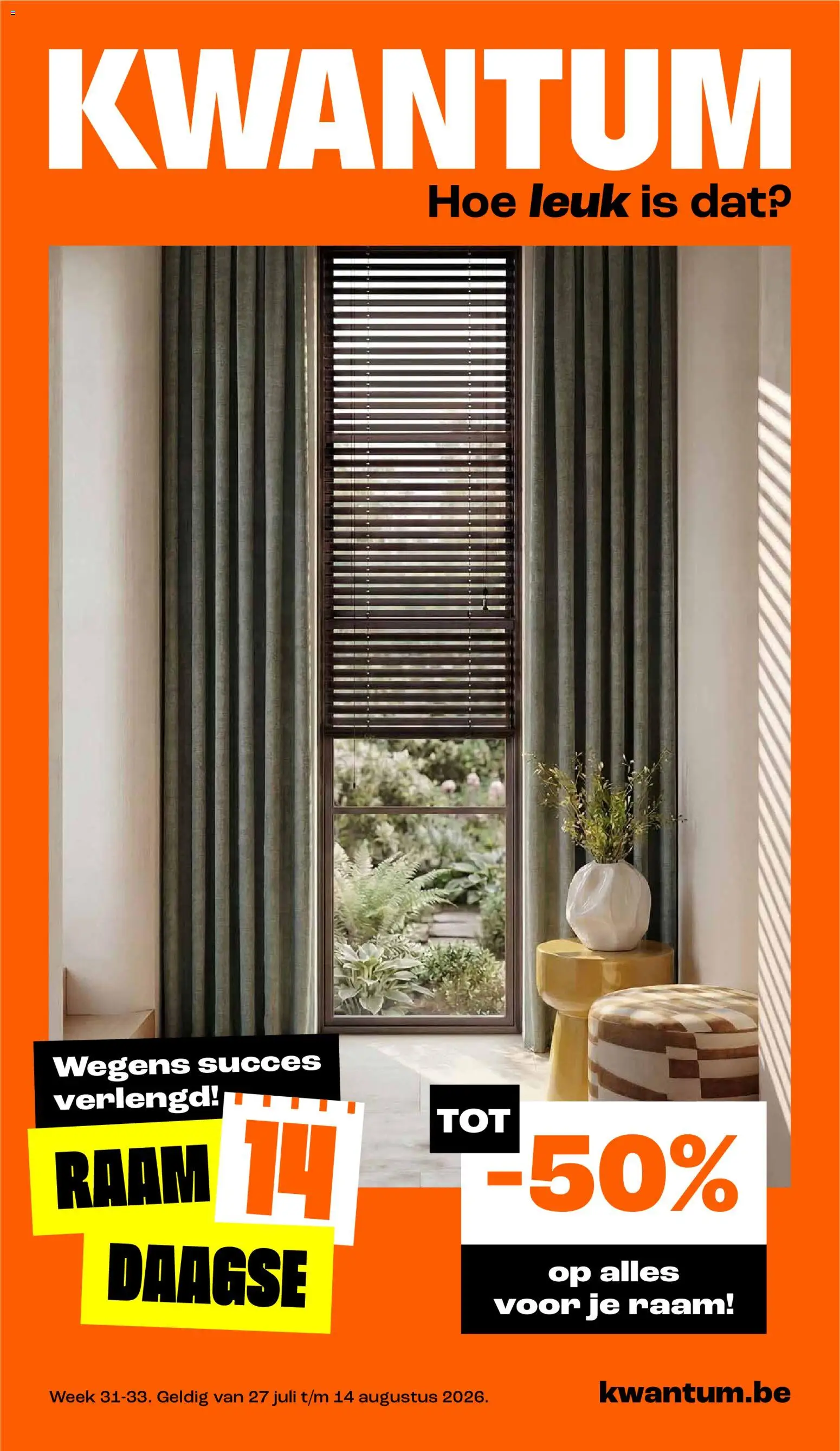 Voorbeeld van Kwantum Folder / Publicité van winkel Kwantum geldig vanaf 27/07/2026