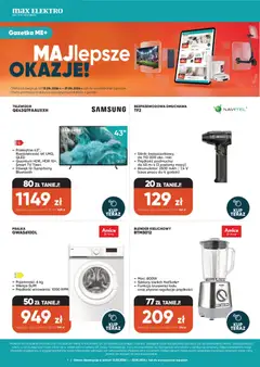 Pogląd gazetki "Max elektro gazetka" ze sklepu Max elektro ważnej od 13.05.2026