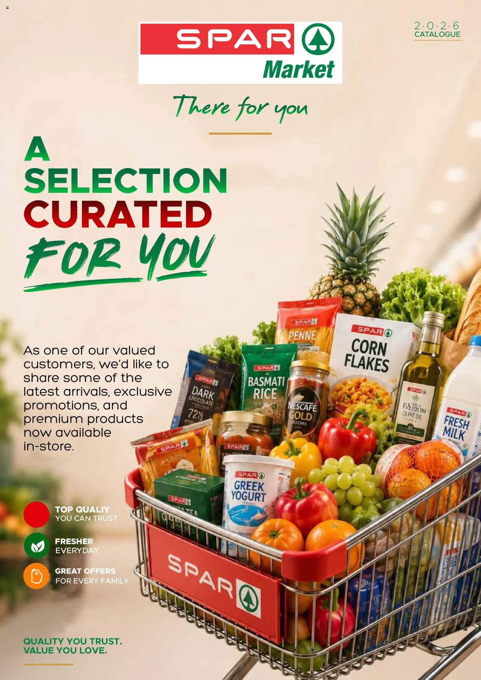Preview of Spar Spar - Premium Catalogue valid 01/07/2026 - Rice, Chocolate, Basmati rice, Milk, Greek yogurt, Corn, Yogurt, Flakes