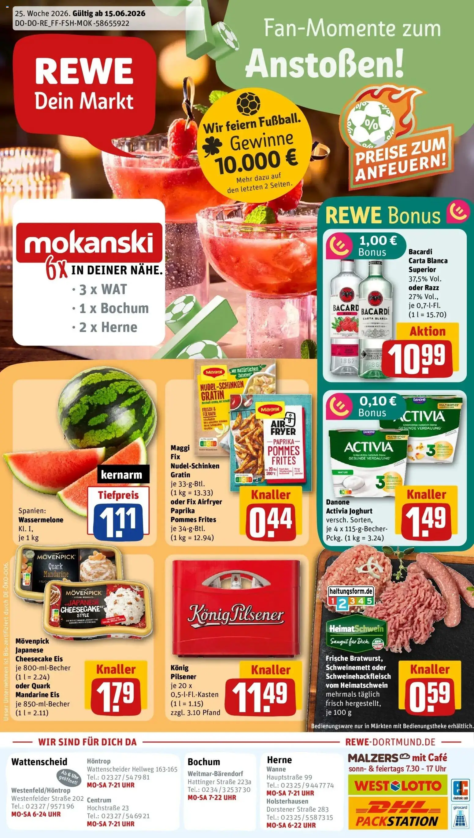 Vorschau von dem Prospekt des Geschäftes Rewe, gültig ab dem 14.06.2026