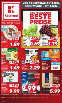 Vorschau von dem Prospekt des Geschäftes Kaufland, gültig ab dem 01.10.2026