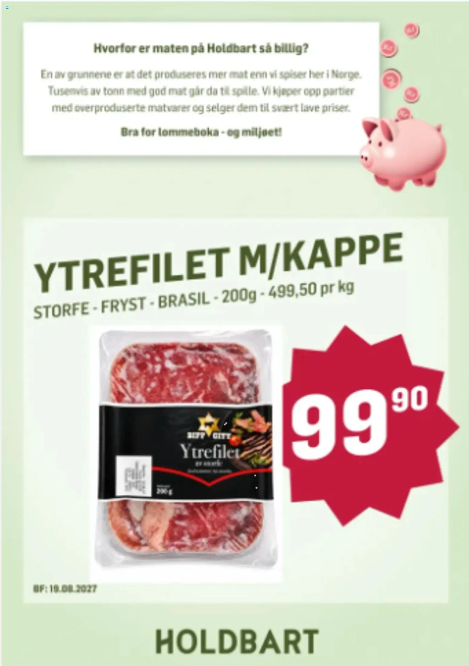 Forhåndsvis Holdbart kundeavis fra butikk Holdbart gyldig fra 26/10/2026