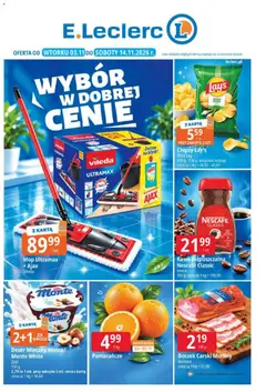 Pogląd gazetki "E.Leclerc gazetka" ze sklepu E.Leclerc ważnej od 03.11.2026