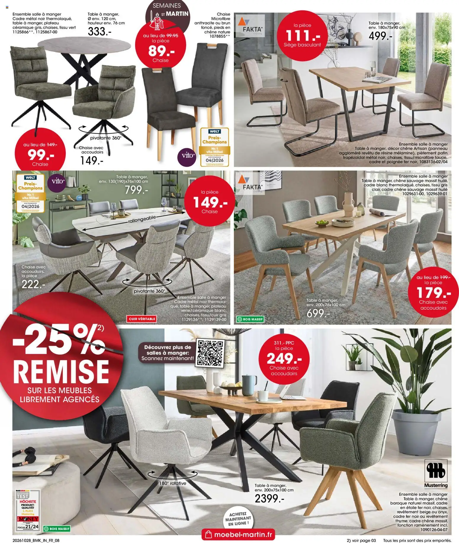 Prévisualisation de Möbel Martin catalogue du magasin Möbel Martin formulaire valide 28/10/2026
