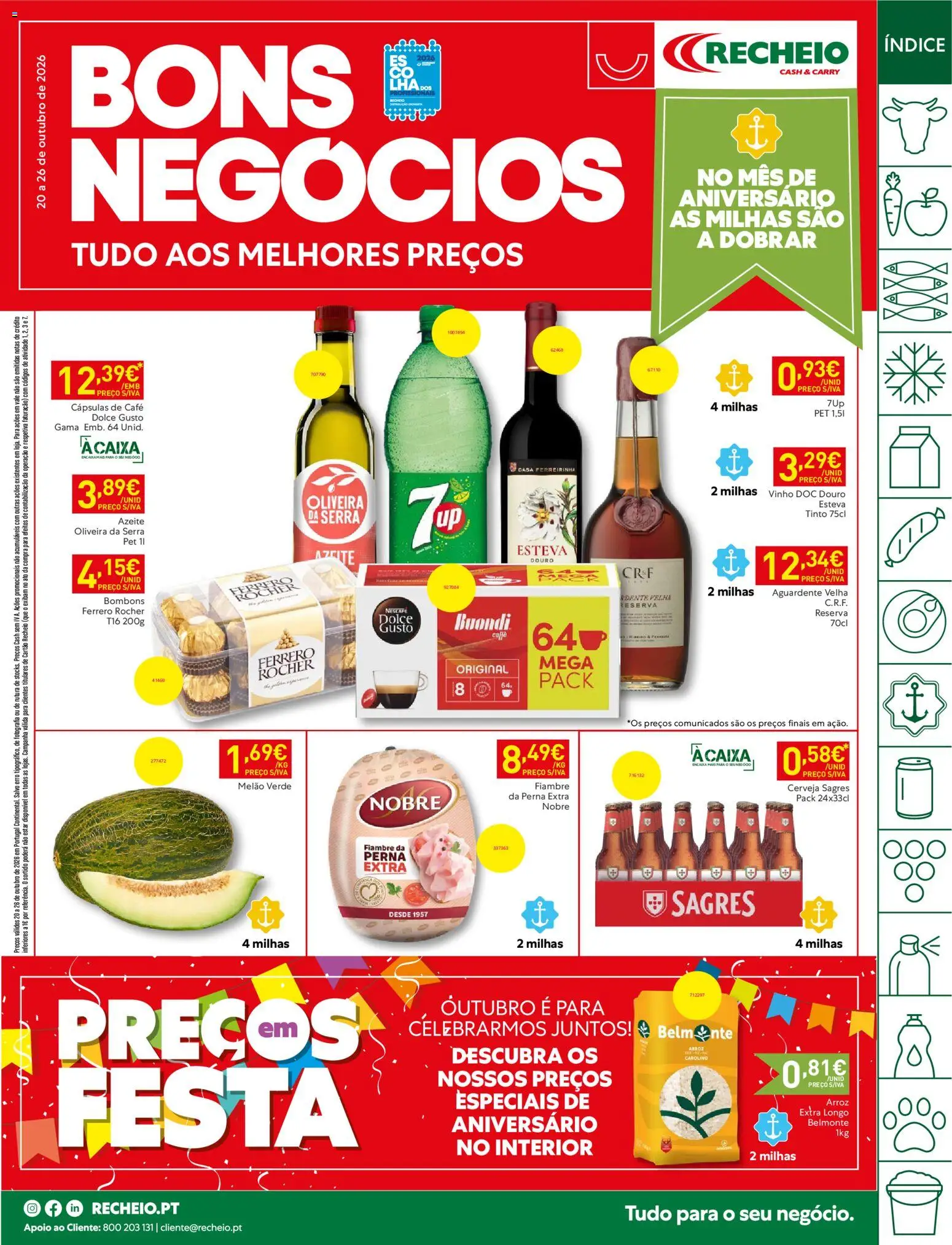 Pré-visualização do folheto da loja Recheio válida a partir de 20/10/2026