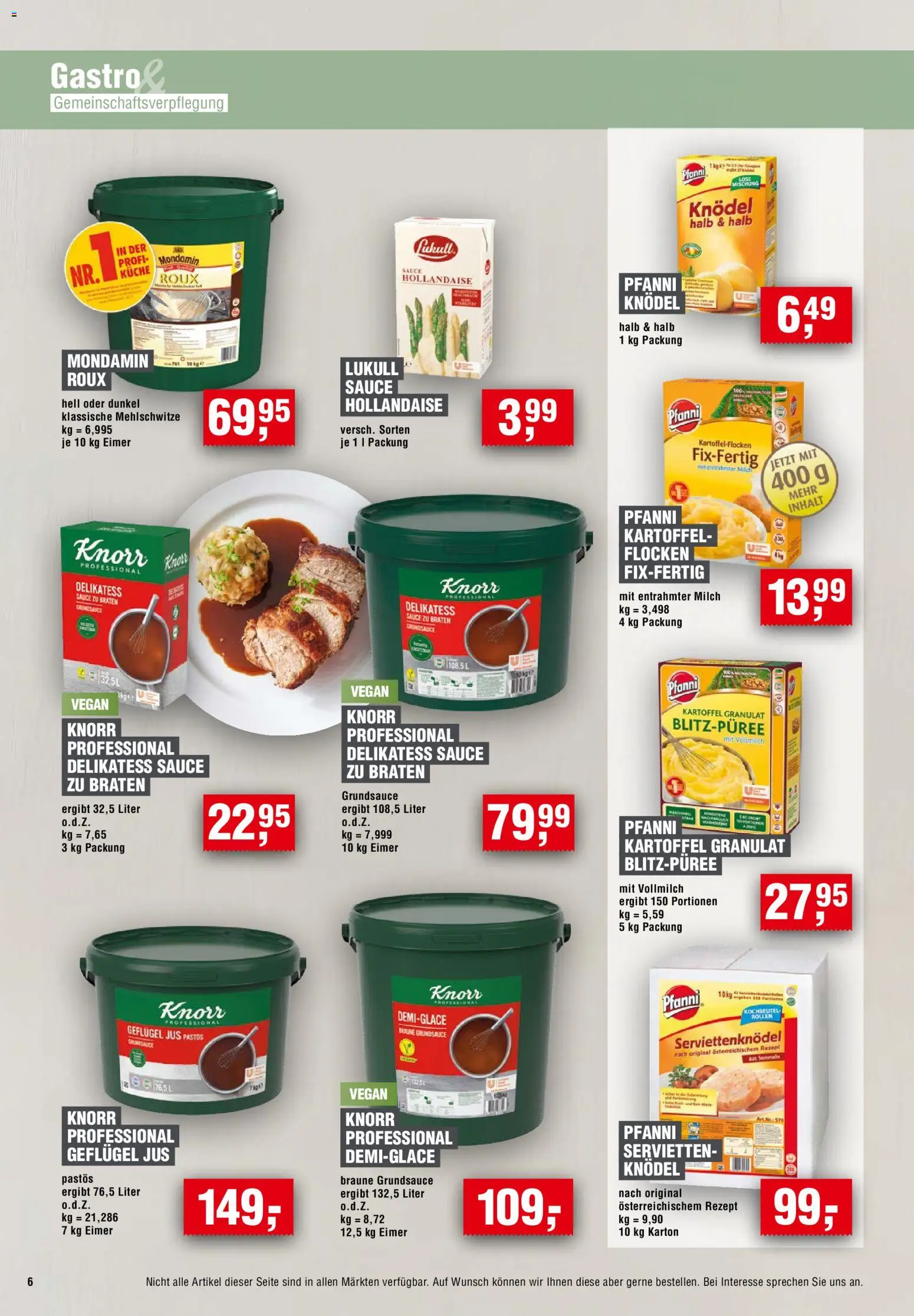 Vorschau von dem Prospekt des Geschäftes Handelshof, gültig ab dem 01.11.2026 - Küche, Milch, Knorr, Flocken