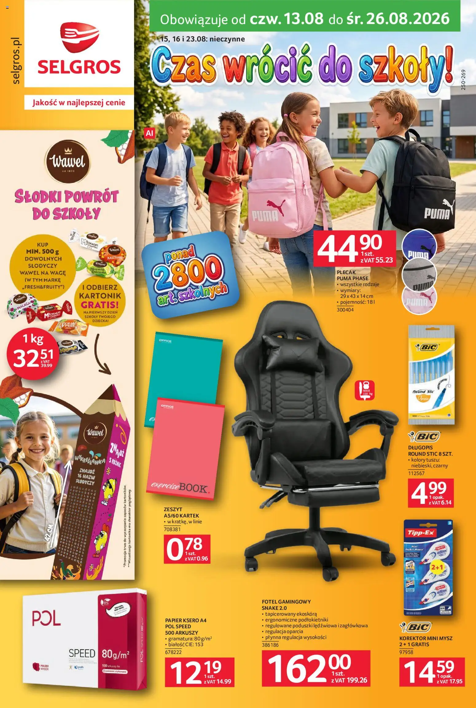 Pogląd gazetki "Selgros cash&carry gazetka - Szkola" ze sklepu Selgros cash&carry ważnej od 13.08.2026